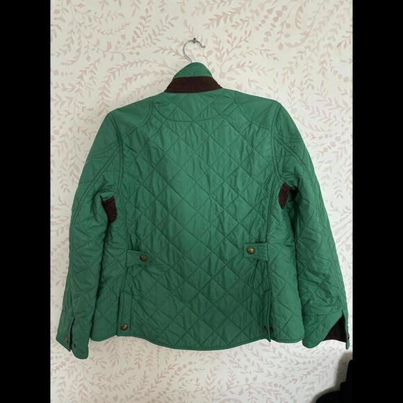 DISCOUNT SHIPPING Ralph Lauren Sport Quilted Green Jacket with Emblem - Picture 5 of 5